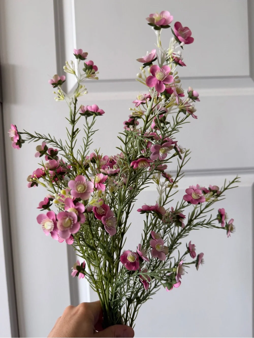 Soft Pink Faux Floral Stem Collection - Elegant Home Accents